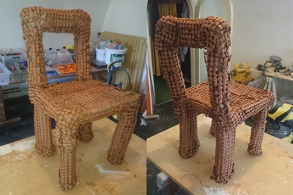 Gradient Tiles Chair Design Process Philipp Aduatz